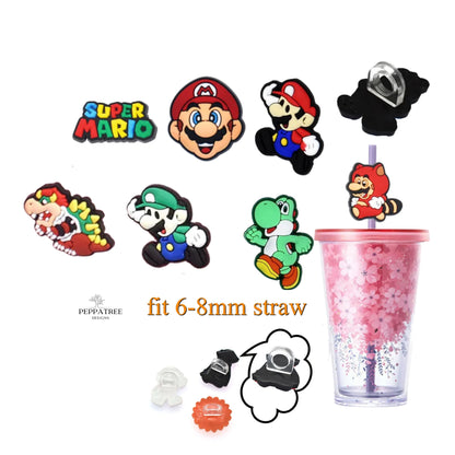 Pen Charms | Character Pen Straw Charms | Reusable Pen or Straw Charms | Tumbler or Stationary Accessories | Pen Buddies