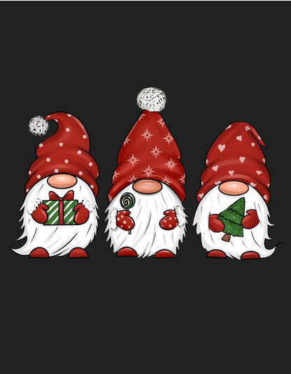 Christmas Gnomes DTF Transfer | Full Colour Ready To Press