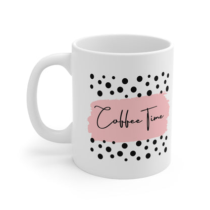 Coffee Time Pastel Mug | 11 oz