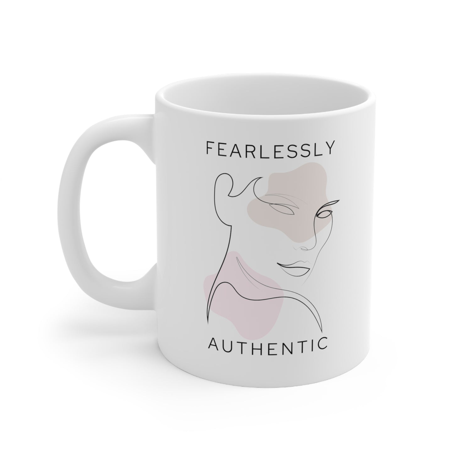 Fearlessly Authentic Coffee Mugs | 6 Designs | Individual Mug or Set of 6 | 11 oz